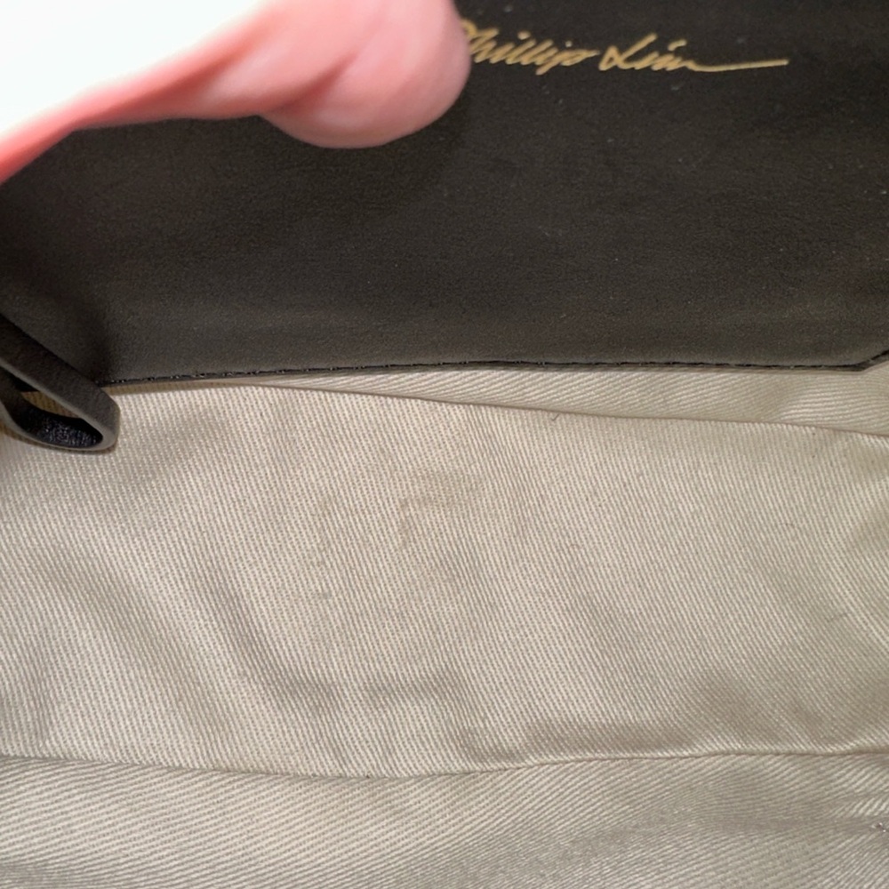 3.1 Phillip Lim Denim and Black Leather Pashli Mini Satchel - Picture 9 of 11